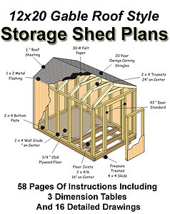 12X20 Shed Plans Free