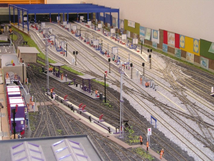 train station model small n scale layout g z s Scale