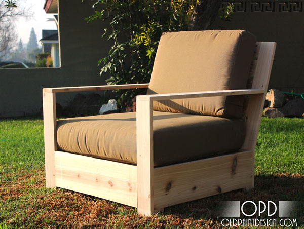 DIY Wood Outdoor Chairs