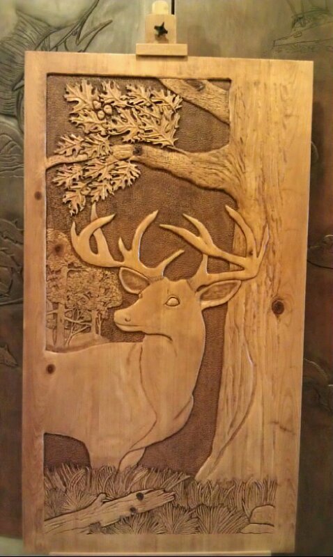 Deer Wood Carving Patterns