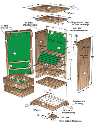 Diy Jewelry Box Plans - Easy DIY Woodworking Projects Step by Step How 