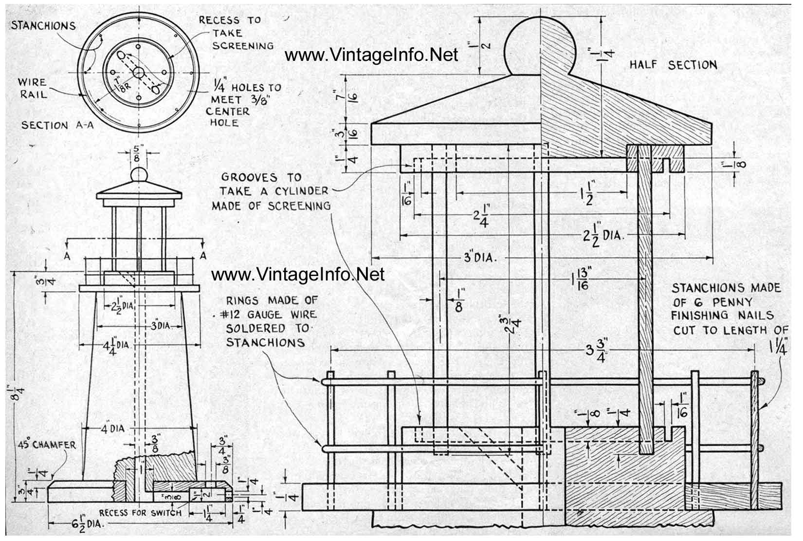 Free Lighthouse Woodworking Plans - Easy DIY Woodworking ...