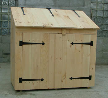Outdoor Garbage Can Storage Shed