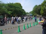GWの上野動物園の前は大行列