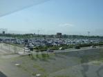 イオンレイクタウン　アウトレットの駐車場の混雑状況（2012年こどもの日、14時頃のようす）