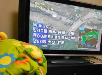 今度は熊本の阿蘇や県境の大分県竹田市で大きな被害が出ている