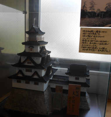柳川城・天守の模型