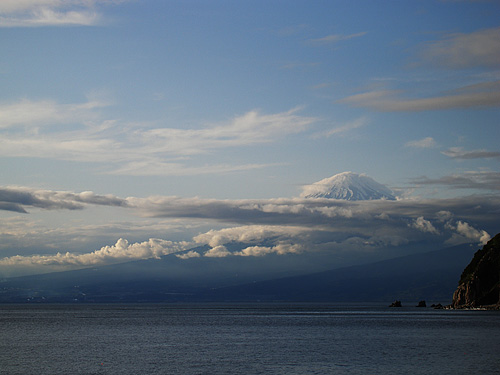 気持ち良さそうな富士山！