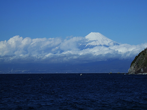 真っ白富士山！