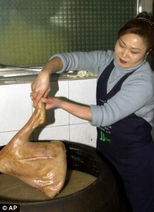 korean boil dog leg