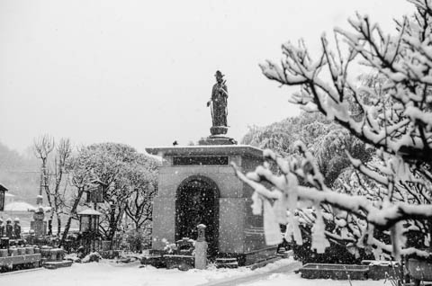 2013/01/14の龍谷寺の雪