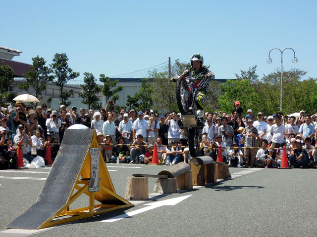 バイクのふるさと浜松2012　トライアルデモンストレーション