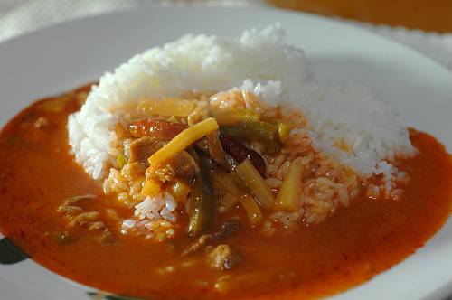 Red chile curry with thai taste,   240515 1-13-s