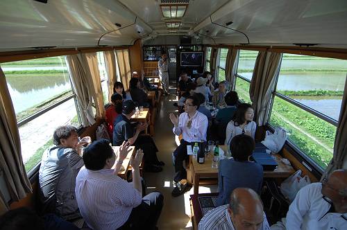 akita nairiku railweay, event train with japanese sake 240602 1-145-s