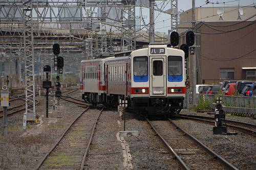 samriku railway operates on hachinohe line to hachinohe stn., 240701 1-6-p-s