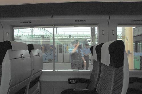 departure at aomori stn. of rapid service train of aoimori rilway bound for asamushi-onsen stn, 240715 1-14-nx2-s