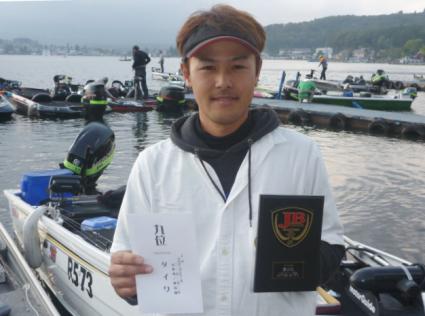 20121021M野尻湖2日目-唐澤プロ盾
