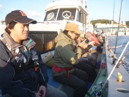 20121103NFCカワハギ出船へ4