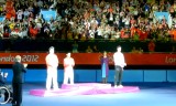 【卓球】　卓球男子シングルスの表彰式の映像を紹介