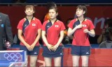 【卓球】　女子団体(準々)日本VSドイツ(ハイライト)