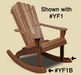 Wood Adirondack Rocking Chair Plans - Blueprints PDF DIY ...