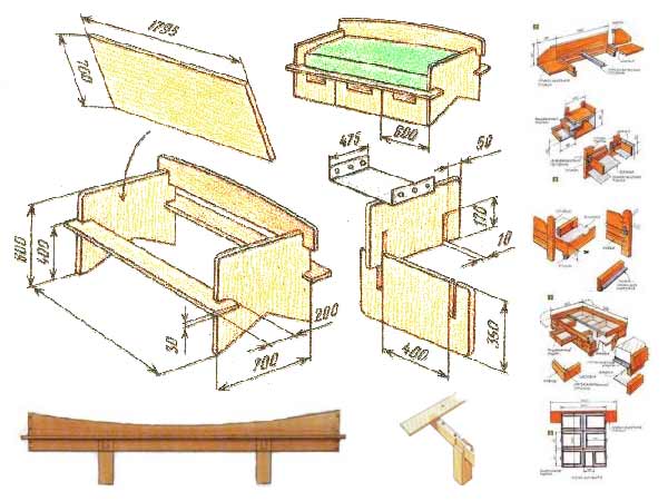 Wood Bed Plans Woodworking Free - Blueprints PDF DIY ...