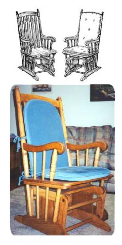 Wood Glider Chair Plans How To build a Amazing DIY 