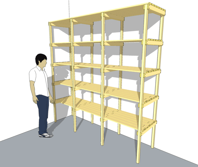 woodworking shelf plans