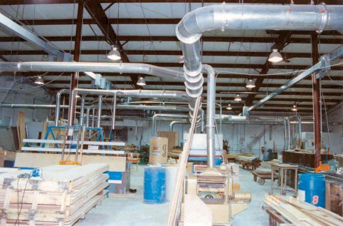 Woodworking Dust Collection System Duct